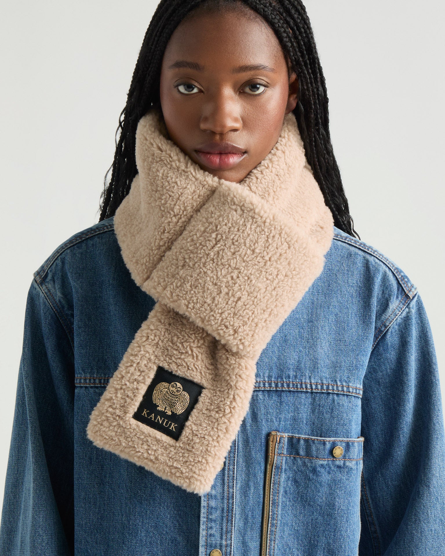 【新品未使用】CA4LA x Acka scarf strow hat Hatley Sherpa Scarf | Kanuk