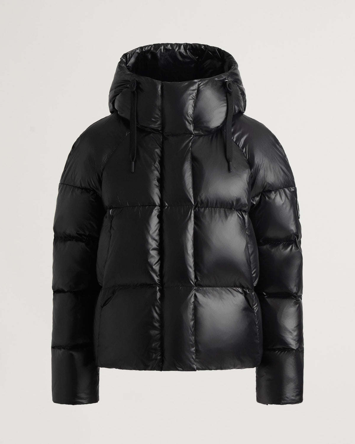 Calixa Cropped Down Puffer in Black for Women | Kanuk