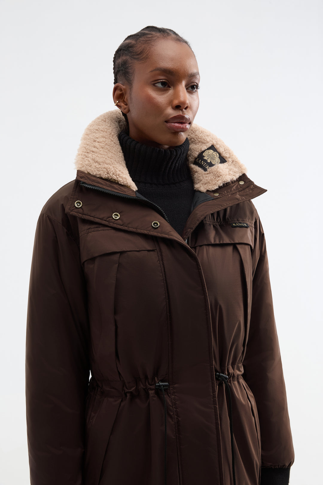 Manteau d'hiver Damga - Marron