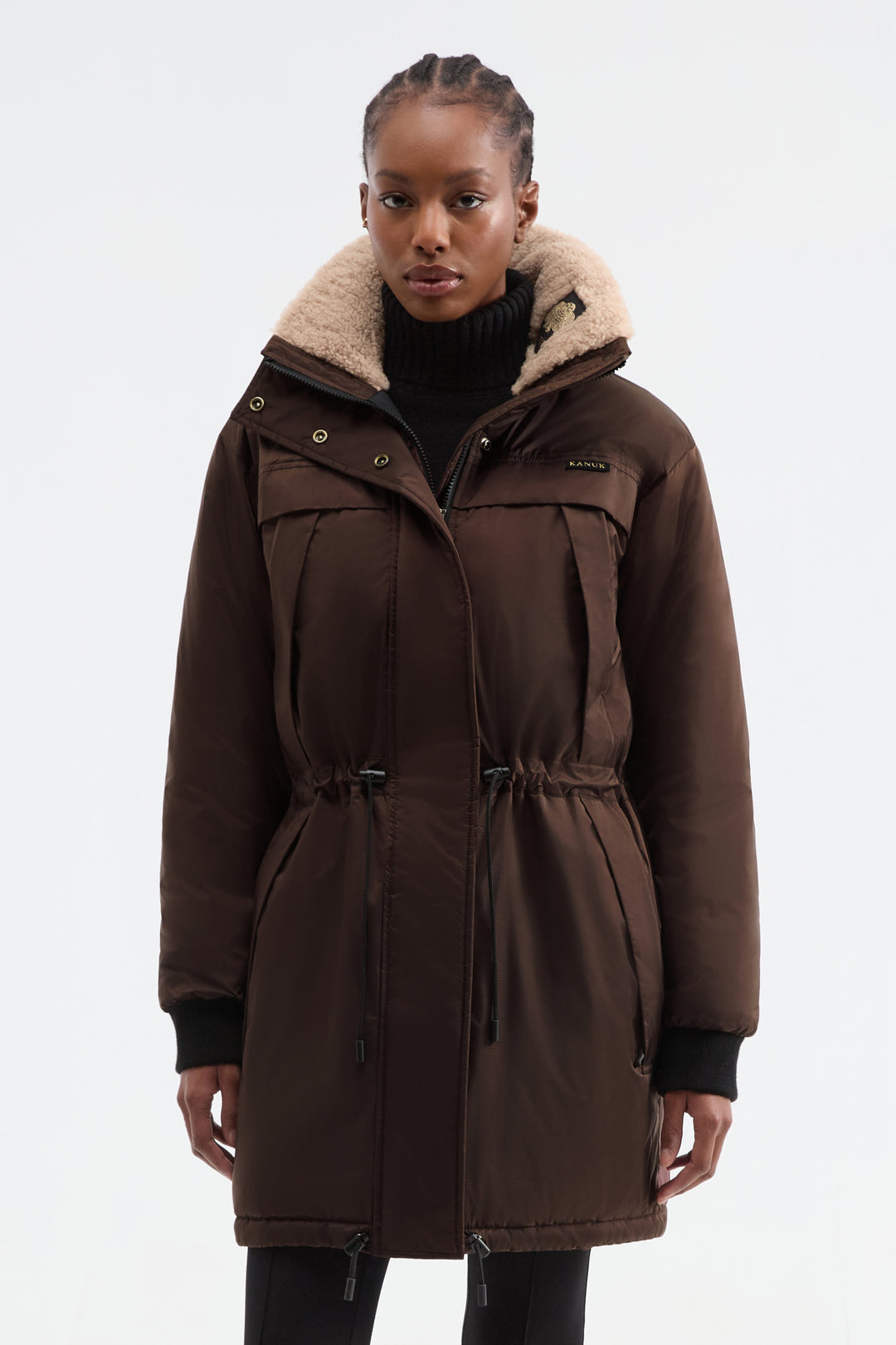 Manteau d'hiver Damga - Marron