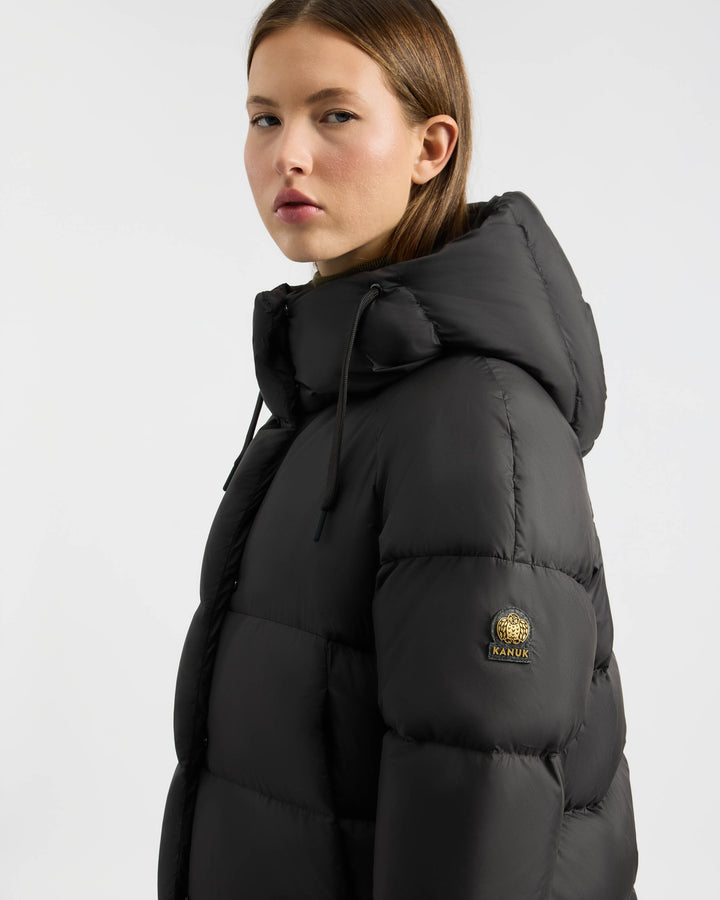 Manteau d'hiver Kiruna - Noir Mat