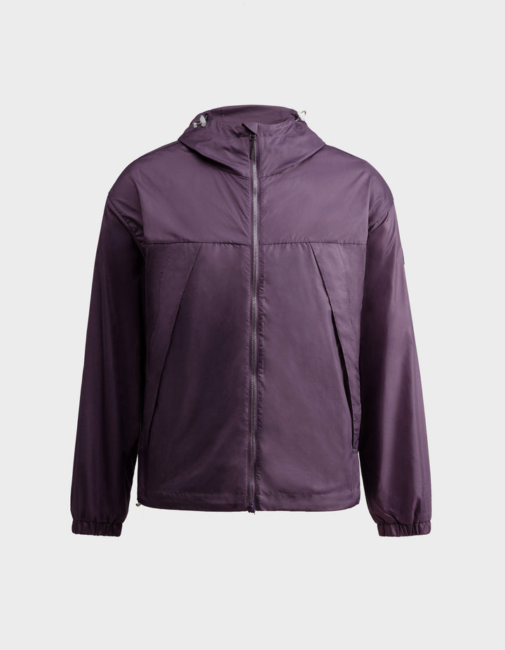 Langley Windbreaker with hood in Vintage Purple - Kanuk