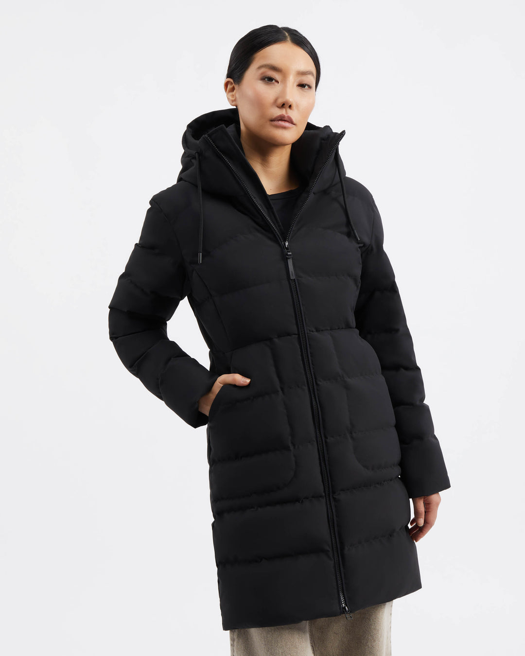 Manteau d'hiver Notting Hill - Noir Jais