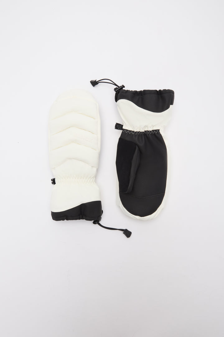 Nuvata Puffer Mittens in White