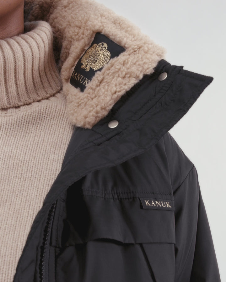 Manteau d'hiver Damga - Ripstop noir